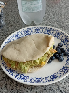 Una foto de Sándwich de Pan árabe