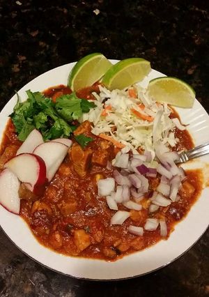 A picture of Brad's pozolé.