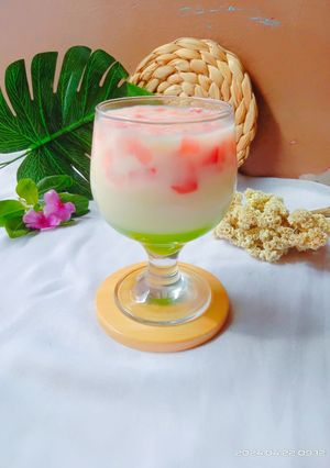 Foto resep Semangka Susu Melon Syrup