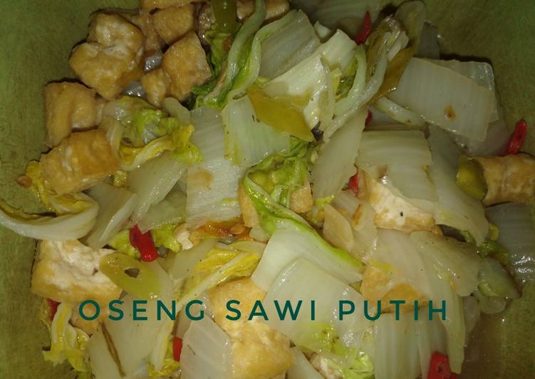 Oseng sawi putih