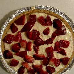 A picture of No Bake Banana Cheese Cake.