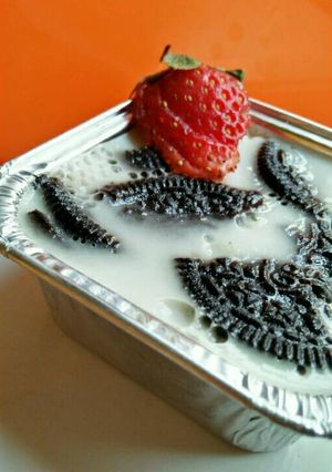 Foto resep Puding Susu Oreo