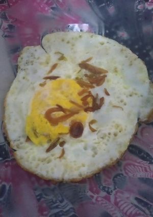 Foto resep Telur ceplok bawang goreng