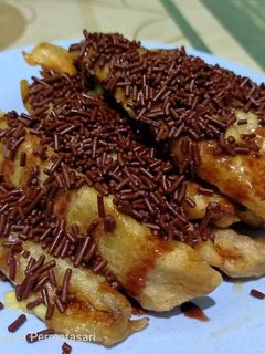 Foto resep Stik pisang coklat blueband