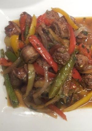 Una foto de Chorizos a la pomarola