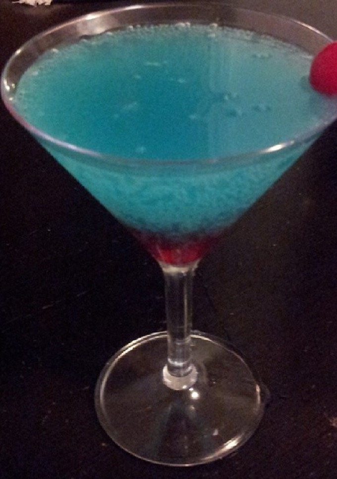 Una foto de Cocktail Blue Devil