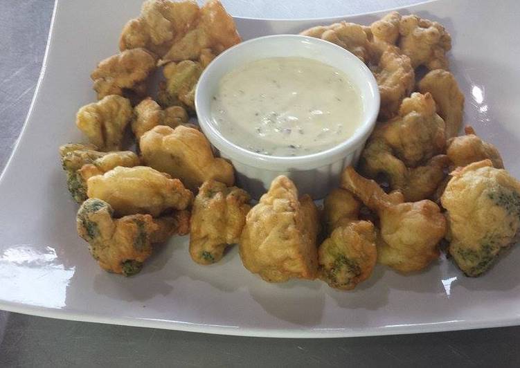 Brócoli en tempura Receta de Chef Diosa Cookpad