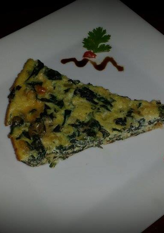 Una foto de Tortilla de acelgas al horno
