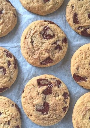 Una foto de Galletas con chips de chocolate para celíacos