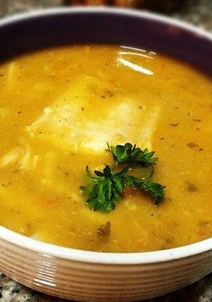 Una foto de Sopa de pescado