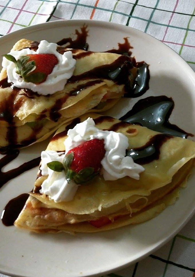 Una foto de Crepes caseros