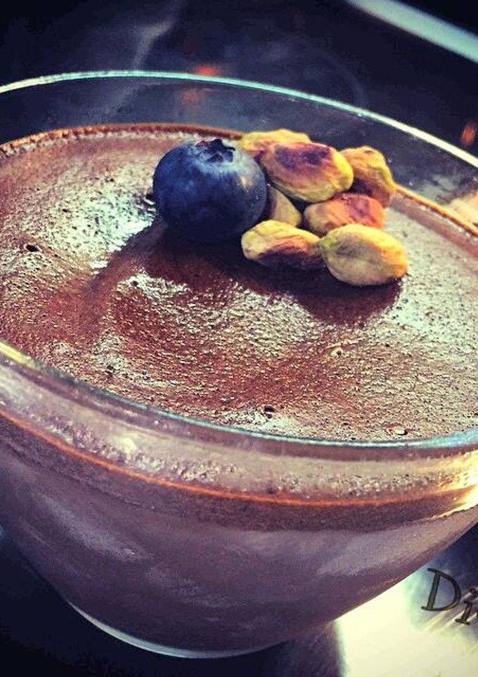 Una foto de Mousse de chocolate para diabéticos
