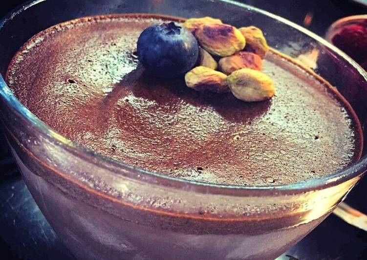 Mousse de chocolate para diabéticos