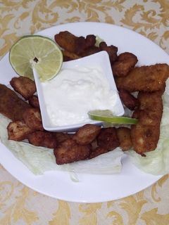 Una foto de Dedos de pollo