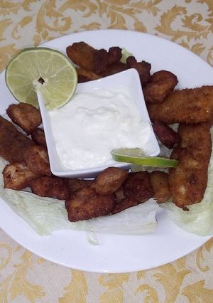 Una foto de Dedos de pollo