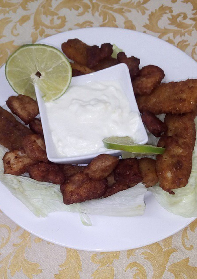 Una foto de Dedos de pollo