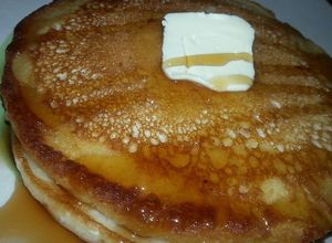 Una foto de Pancakes de batata