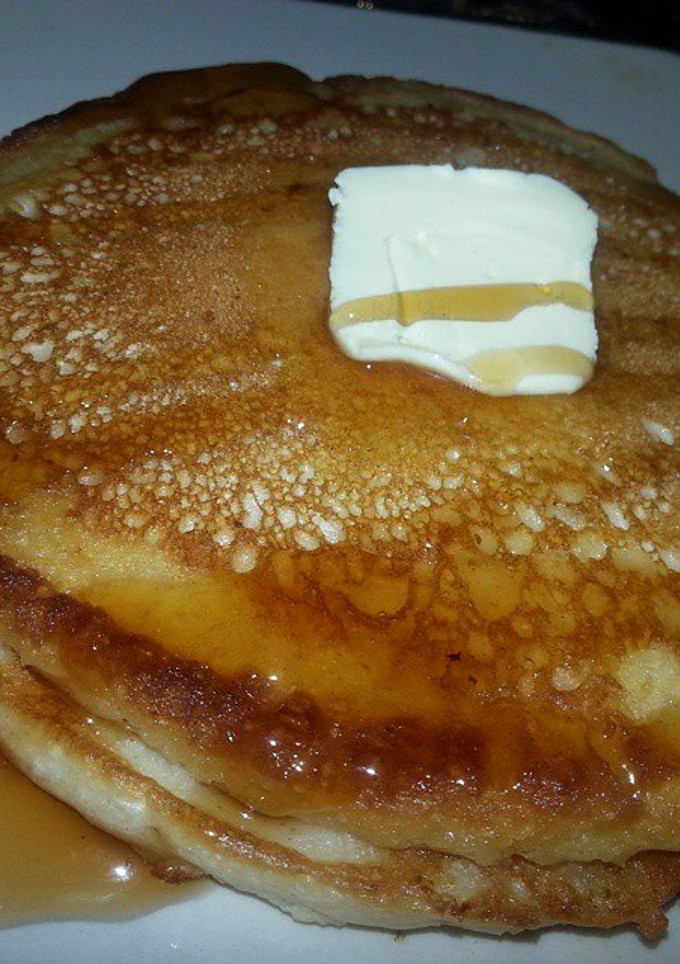 Una foto de Pancakes de batata