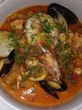 Cazuela de mariscos fácil