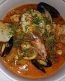Cazuela de mariscos fácil