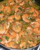 Langostinos con coco
