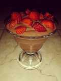 Natilla de chocolate