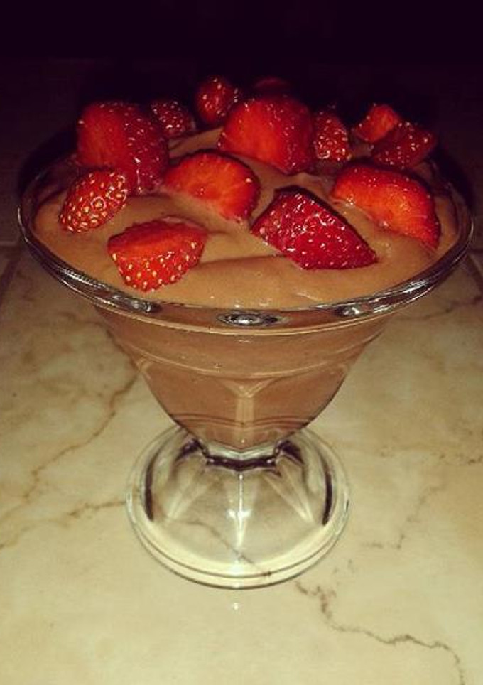 Una foto de Natilla de chocolate