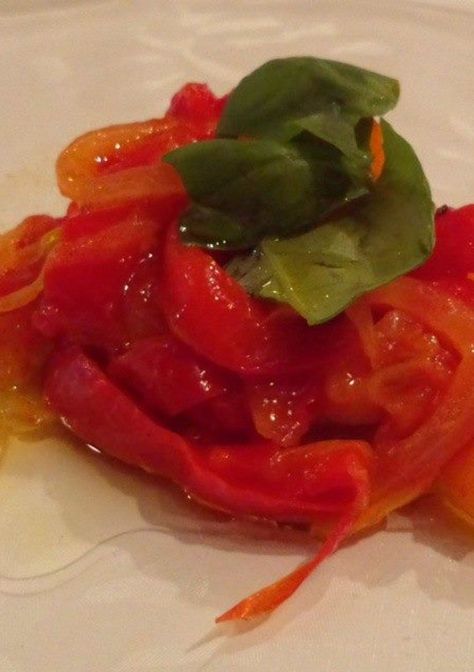 Una foto de Peperonata