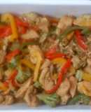 Pechugas de pollo con vegetales