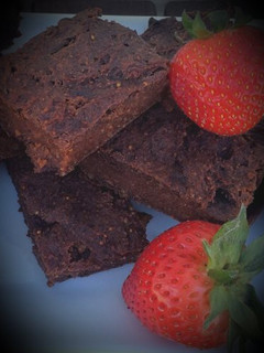 Una foto de Brownies aptos para diabéticos