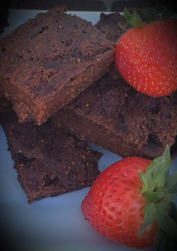 Una foto de Brownies aptos para diabéticos