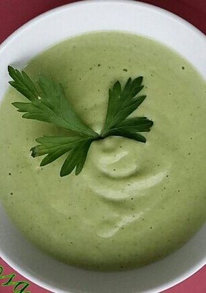 Una foto de Crema de brócoli