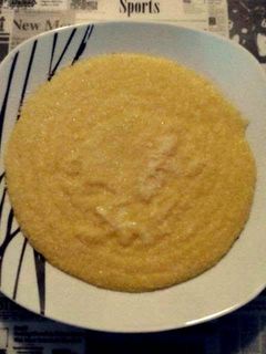 Una foto de Polenta cremosa