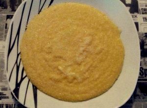 Una foto de Polenta cremosa