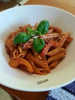 Una foto de Penne al vodka