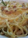  Espaguetis a la carbonara 