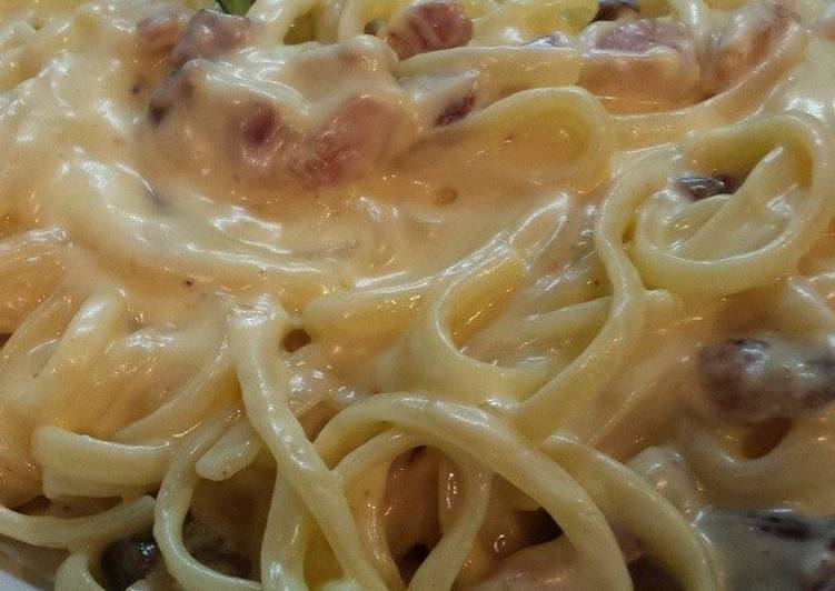 Espaguetis a la carbonara