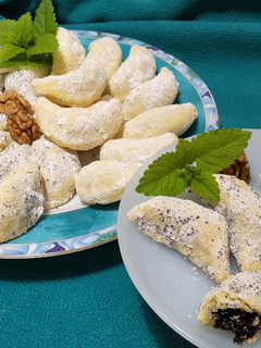 Diós,mákos hókifli (glutén-és tejmentesen) recept fotója