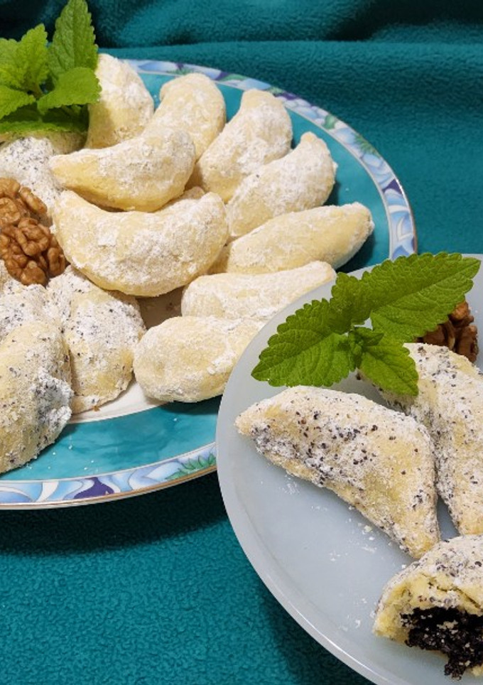 Diós,mákos hókifli (glutén-és tejmentesen) recept fotója