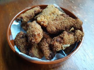 Croquetas de jambon aux champignons
