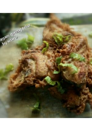 Foto resep Ayam goreng telur