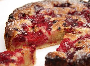 Málnás frangipane pite recept fotója