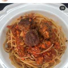 รูปของ Spaghetti meatball with homemade bolognese sauce