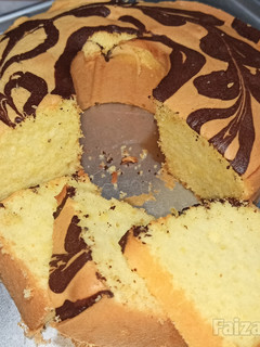 Foto resep MARMER CAKE / BOLU MARMER METODE ALL IN ONE