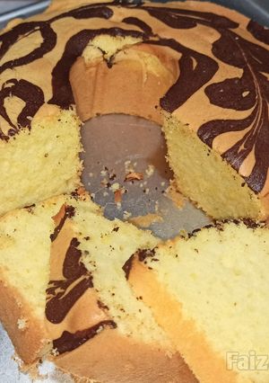 Foto resep MARMER CAKE / BOLU MARMER METODE ALL IN ONE