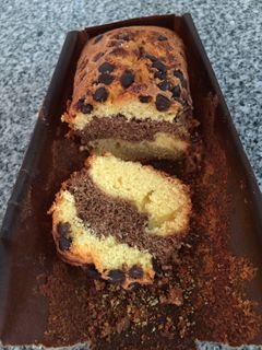 Una foto de Budín de nueces y chocolate
