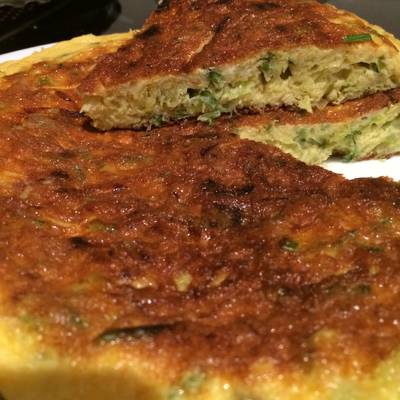 Tortilla de cebolla de verdeo Receta de cata69- Cookpad