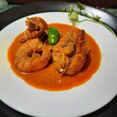 Una foto de রেশমি প্রন (reshmi prawn recipe in Bengali)