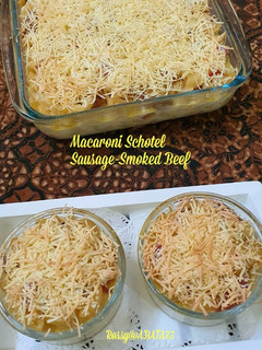 Foto resep Macaroni Schotel Sausage - Smoked Beef