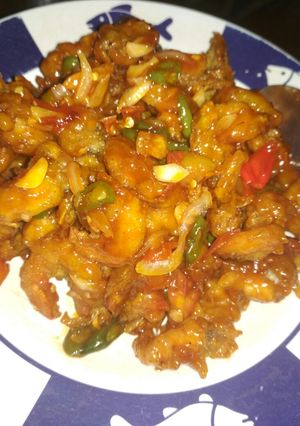 Foto resep Udang tepung asam manis